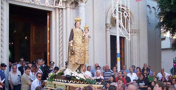 Festa della Madonna del Carmelo a Santa Teresa di Riva a Santa Teresa di Riva